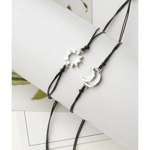 3pcs bracelet for Friendship Card Gift Bead Best Friend Bff Heart Good Friend Bracelet