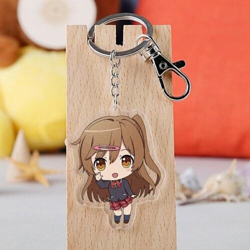 5pcs Anime Chuunibyou Demo Koi ga Shitai Yuuta Yumeha Rikka Shinka Satone Figure Pendant KeyChain Toy Charm Key Ring Acrylic
