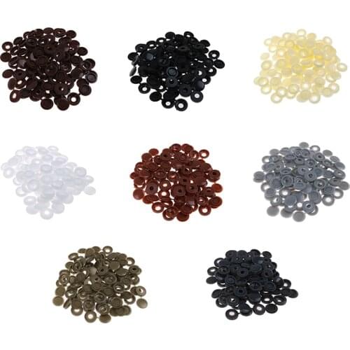 50Pcs Hinged Plastic Screw Cover Fold Caps Button For Car Furniture Decorative Cover 8 Colors