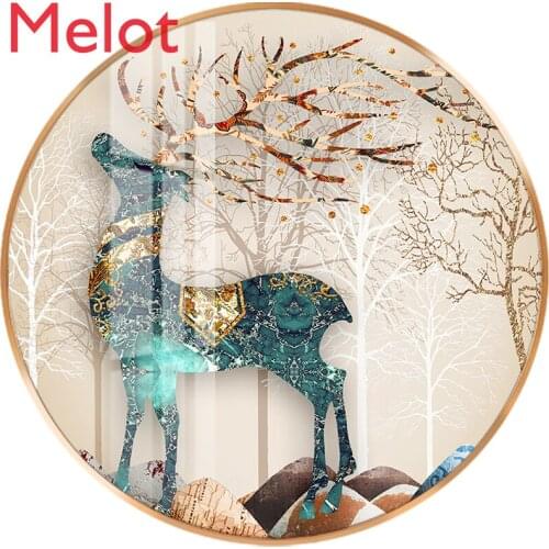 New 5D Diamond Painting Full Diamond Deer Living Room Crystal Handmade DIY Point Tile Pearl Embroidery Cross Stitch 2021 Durable