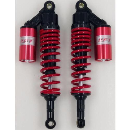 340mm 7mm spring rear Nitrogen shock absorbers FOR cb400 99-11 vtec 92-98 sf xjr400 Dirt Bike Gokart Quad MOTORCYCLE black+red