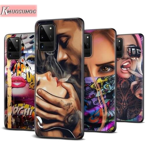 Sexy Sleeve Tattoo Girl For Samsung Galaxy A91 A81 A72 A71 A52 A51 A42 A41 A32 A31 A21 A12 A11 A02 A01 Soft Phone Case