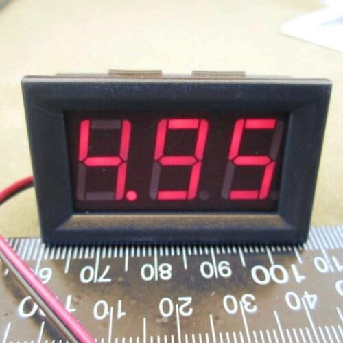 10 PCS 2 Wires 0.56 inch Digital Voltmeter 4.5-30V/ DC4.5-30V Red LED Vehicles Motor Voltage Panel Meter LED Voltmeter Tools