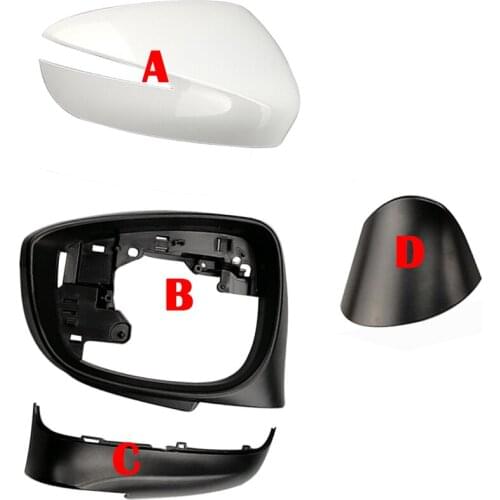 For Mazda CX-3 CX5 CX-5 15-16 For CX4 CX-4 14-18 Side mirror protector cover shell Frame Turn Signal Light indicator lamp lid