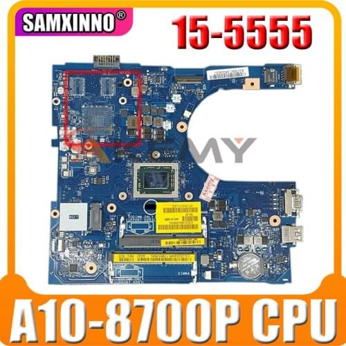 LA-C142P Laptop motherboard for Dell Inspiron 15-5555 14-5455 original mainboard A10-8700P CN-0GD4HR 0GD4HR GD4HR