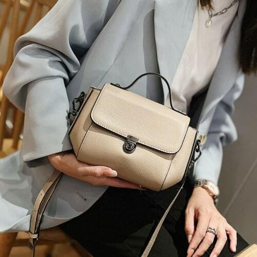 Head Layer Cowhide Fashion Versatile Large-Capacity Handbag Fashion Crossbody Bag for Women Female Totes Bag