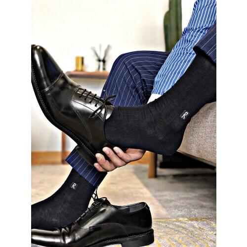 Tube Socks Male Dress Socks For Men Black Thin Socks Exotic Formal Wear Socks Suit Men Sexy Striped Business Dress Socks