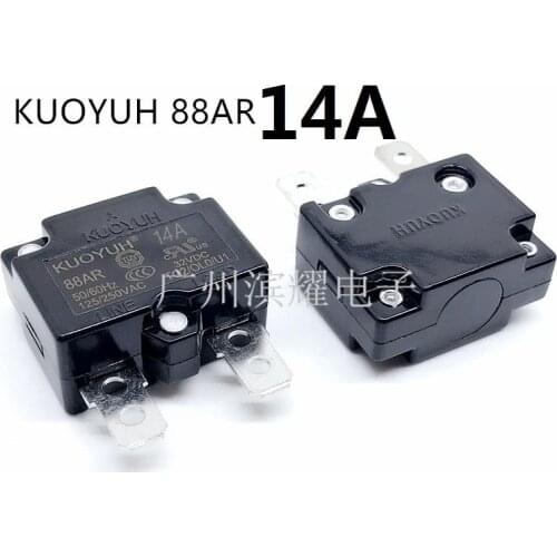 4Pcs Taiwan KUOYUH 88AR-14A Overcurrent Protector Overload Switch Automatic Reset