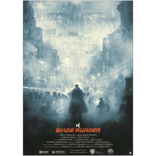 Blade Runner Classic Movie Art Film Print Silk Poster Home Wall Decor 24x36inch