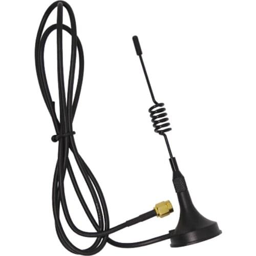 5pcs 126mm sucker antenna SW470-XP1M SMA connector 2.0~3.0dB 470/490mhz antenna lead wire 1M for rf wireless module