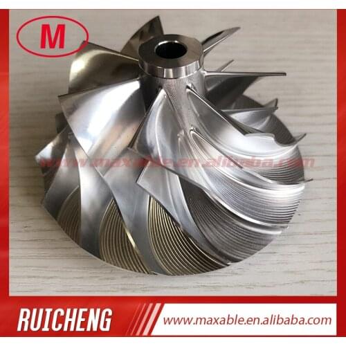 S300 forward 169565 61.40/84.62mm 7+7 blades turbo billet/milling/alumimun 2618 compressor wheel FOR S362/PTE6265/6265CEA