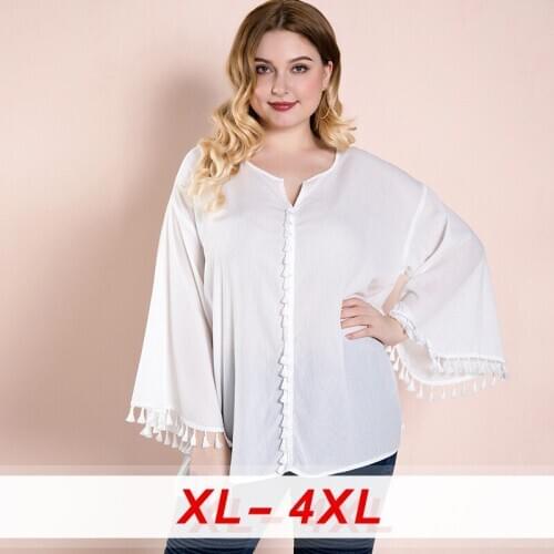 Spring Office Chiffon Womens Blouses Long Top Sleeve Plus Size Oversized O-neck Shirt Long Sleeve Casual Loose Female Blouse