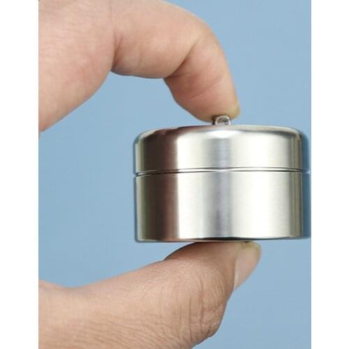 Titanium Alloy Waterproof Bottles Tea Storage Box Medicine Titanium Seal Bottle Outdoor Tool