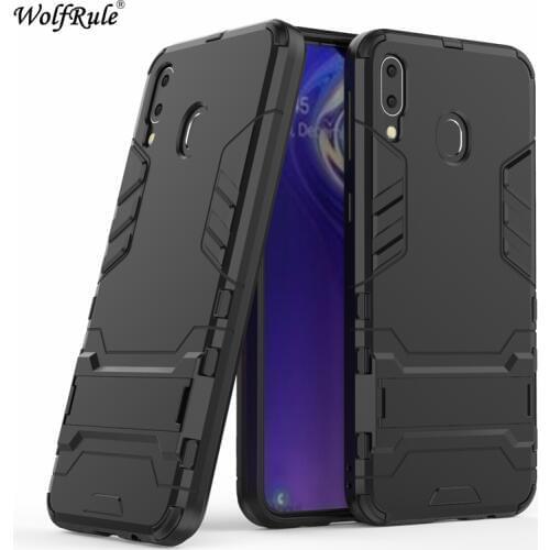 Wolfrule For Case Samsung Galaxy M20 Case Cover Shockproof Silicone Rubber Armor Hard Back Cover For Samsung M20 Case Galaxy M20
