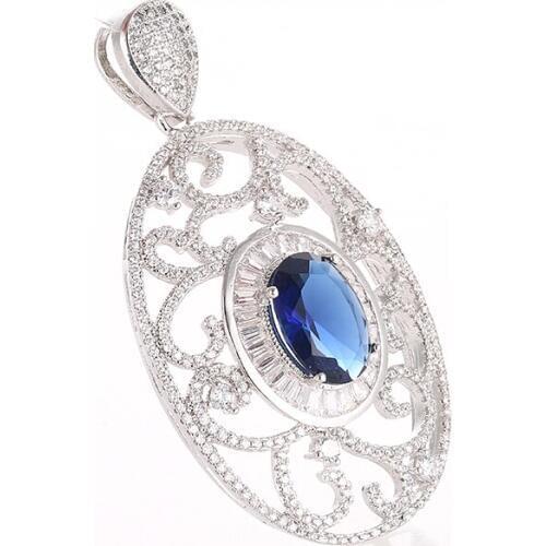 Red Crystal Flower Pendant Chunky Large Big Pendants For Statement Necklaces Color Marquise-cut Bridal Love Jewelry