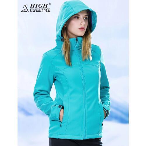 High Experience Winter Jackets For Women Waterproof Softshell Jacket Fleece Inside Warm Outdoor Womens Hiking Jackets Fishing