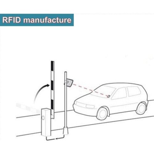 5dBi ceramic 840-960mhz circular polarization long rang uhf rfid antenna used for warehouse management car access control