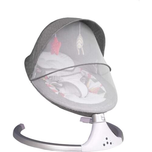 Baby Electric Rocking Baby Bed Swing Cradle Comfort Swing Rocking Doll Artifact Newborn Smart Rocking Chair Baby Rocking Chair