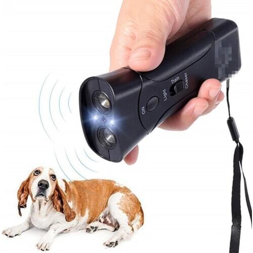 Double Ultrasonic Horn Drive Dog Long Distance Infrared Electronic Device for Preventing Dog Attack Easy To Operate PT0948