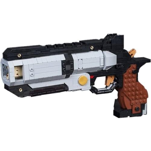 MOC Technical Wandering Earth Signal Gun Building Blocks Set DIY Shooting Game Bricks City Toys for Children Kids