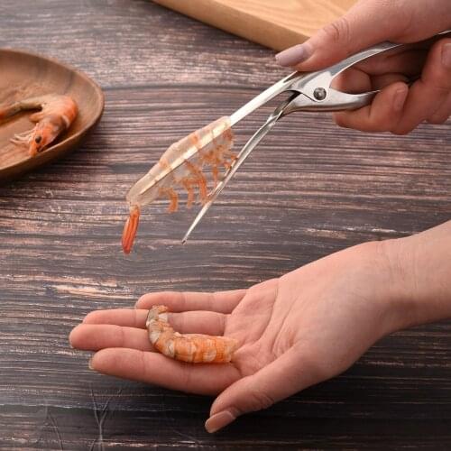 Kitchen Accessories Stainless Steel Seafood Tool Peeling Crayfish Artifact Cleaner Gadgets