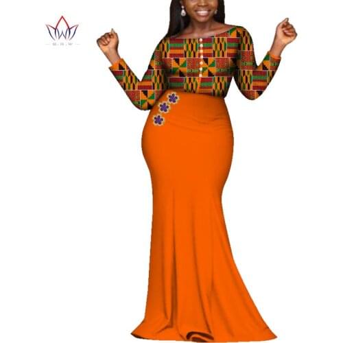 Summer Maxi Dresses 2020 New Style African Dresses for Women Vestidos African Clothing Dashiki Plus Size Party Dresses WY3981