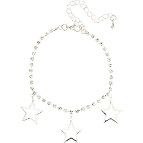 YFJEWE fashion chian on foot girl Beach ankle Bracelets jewelry trendy star Anklet bracelet on the leg for women A015