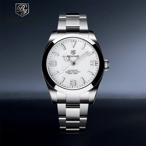BENYAR 2021 New Men Automatic Mechanical Wristwatch Top Brand Men Luxury Business Sports Watches Waterproof Clock Reloj Hombre