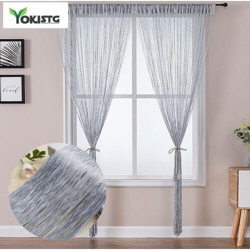 YokiSTG Solid Color Stripe Curtains 300x260cm for Living Room Bedroom Divider Door Home Decoration Purple Gray Line Curtains