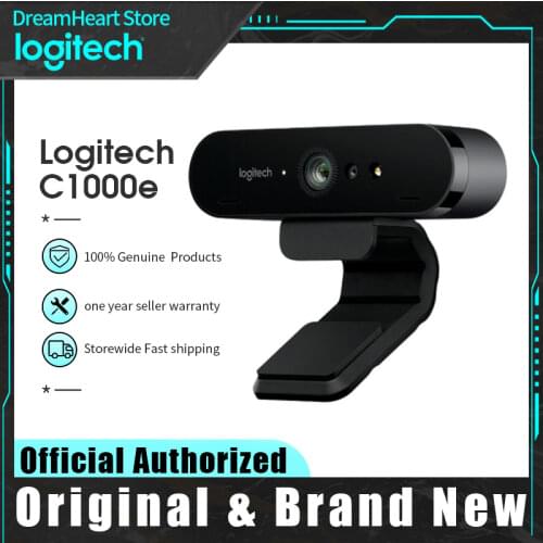 Logitech BRIO C1000e 4K HD Webcam Simple Package for Video Conference Streaming Recording Compatible with ChromaCam for Windows