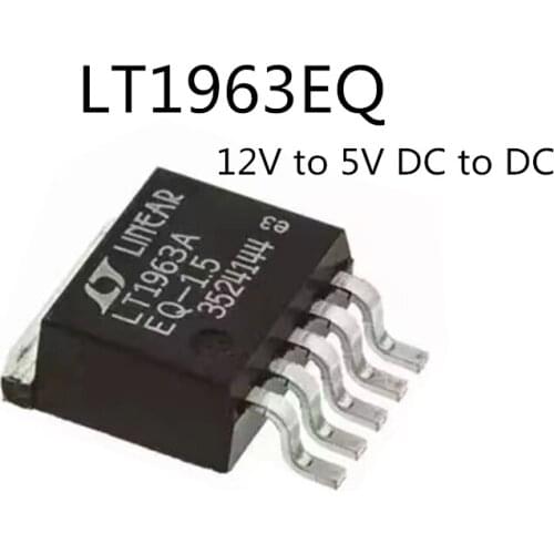 5pcs LT1963 LT1963EQ Power Converter 12V to 5V DC to DC Power Supply module 5V Fixed Output Replace LM1085 108X series