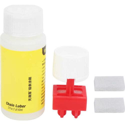 No-Drip Bicycle Chain Oil Bottle Brush Bicycle Chain Oil Container Brush No Drip Repairing Bottle Gear Roller Saving Lubrication