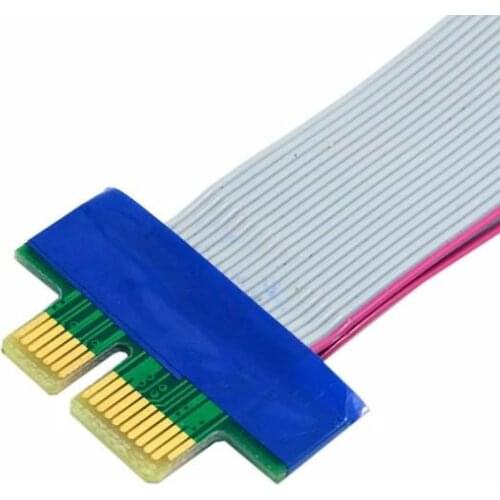 PCI Expres x1 PCI E Riser Card Extender Extension Ribbon Flex Relocate Cable GPU Graphic Card for Computer Gaming Converter Tape