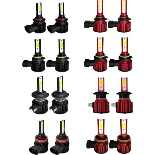 Universal COB LED Car Auto Headlight Bulbs 8000LM IP67 Waterproof 9-36V DC