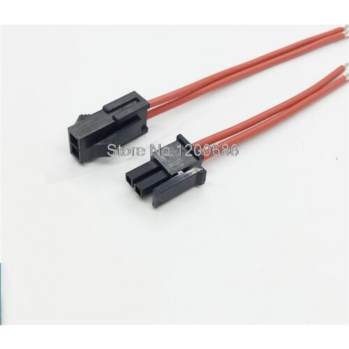 10CM 22AWG Molex 3.0mm 2pin WM1783 43025-0200 Male Female pigtail Molex Micro-Fit 3.0 wire harness Molex 3.0 Pitch wire cable