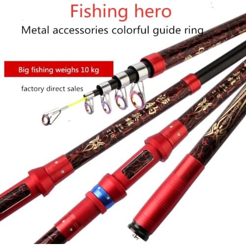 2021 new fishing rod light and hard sea rod 2.1m / 2.4m / 2.7m / 3.0m / 3.6m FRP fishing gear fishing rod