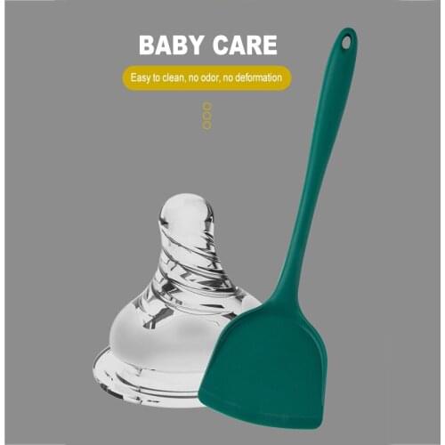 Non-Stick Kitchen Cooking Utensils Coated Pan Pot Safe Food Grade Silicone Spatula Kitchenware Kitchen Gadgets WXV Sale