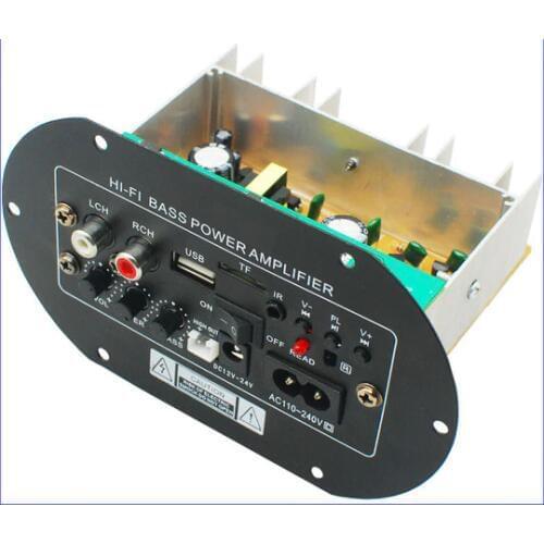 KYYSLB JW-A8 100~200W Home Audio Car Amplifier 12V24V220V Fever Class Subwoofer Power Amplifier Board Card USB Remote Control