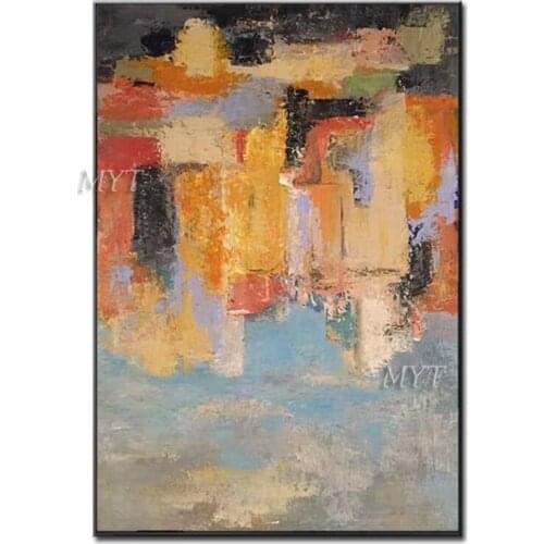 Free Shipping Hot Sale Hand Painted Abstract Painting On Canvas Modern Oil Picture 1 Piece Wall Art Home Decor Picture Unframed