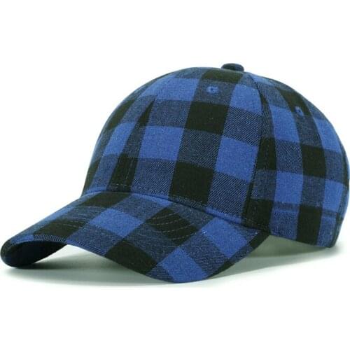 Baseball Cap Men Dad Hat Women Curved Bill Adjustable Plaid Sports Outdoor Accessory For Boys Teenagers