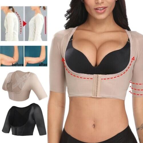 Women Upper Arm Shaper Compression Posture Shaper Tops Weight Loss Shapewear Body Shaper M2