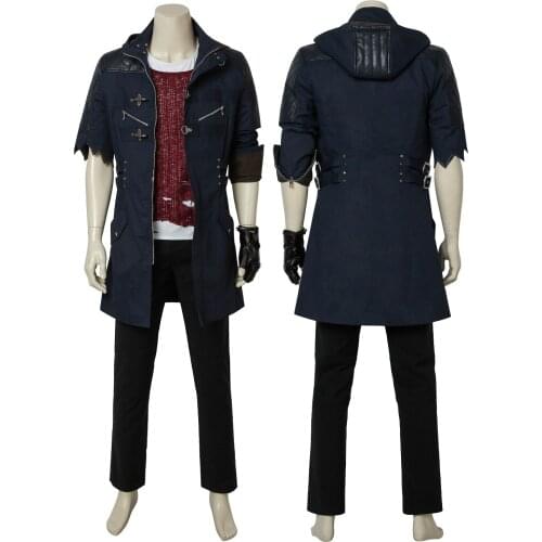 Adult Men Games Demon Cry 5 Cosplay Costume Nero Role-playing Clothing Halloween Party Fancy Outfit