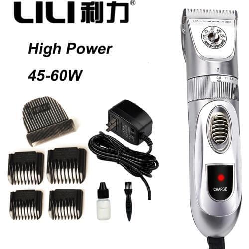 45-60W High Power Dog Hair Trimmer Pet Cat Rabbits Horse Animal Hair Clipper Shaver Dog Razor Grooming Trimmer Cutting Machine