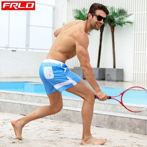 Mens Swimwear Beach Shorts Surfing Boardshorts Swimming Trunks Boxer Bathing Suits Running Workout Swimsuits Sports Short