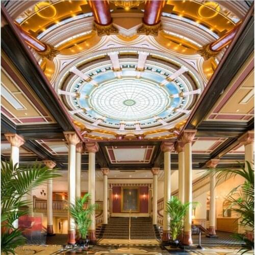 Mural papel de parede para quarto Custom wallpaper European-style 3D luxury zenith murals wallpaper for walls 3 d tapet