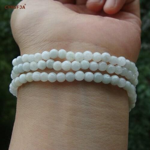 CYNSFJA Real Certified Natural Grade A Burmese Jadeite Amulets Lucky Jade Bracelet Lighter Green High Quality Best Gifts