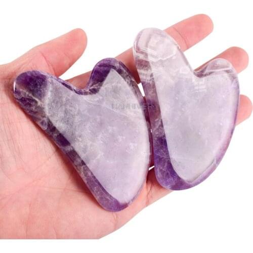 Jade scrapping plate amethyst scrapping plate crystal eye facial massage scrapping scrapping plate shaving board
