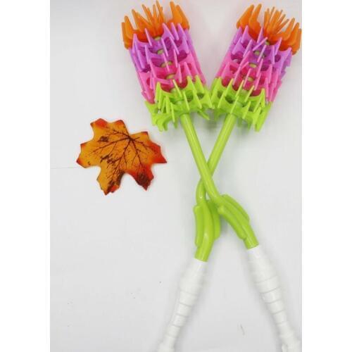 New 360 Degree Rotating Long Handle Silicone Bottle Brush Drinking Cup Water Mug Rainbow Cleaning Brush LX4887
