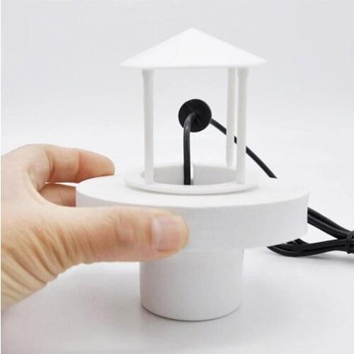 Floating Boat Mute Atomizer Plastic ABS Rockery Ultrasonic Mist Maker For Pond Fish Tank Floating Boat Mute Atomizer Accessorie