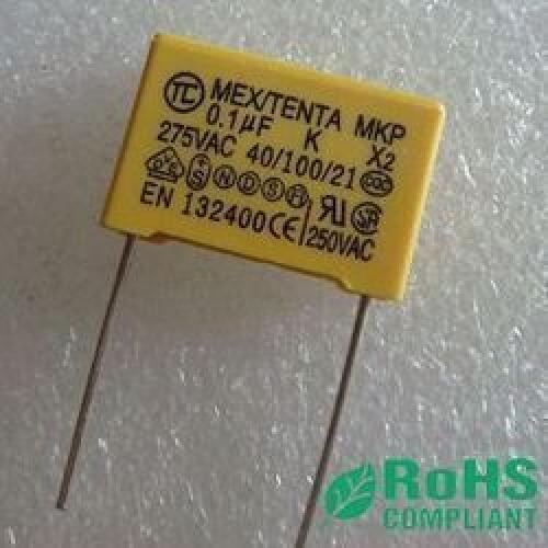 X2 Polyproplene safety capacitor 0.1uF 104K 275V AC 100PCS